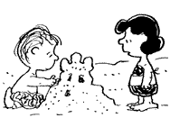 snoopy zandkasteel - sandcastle (3K)